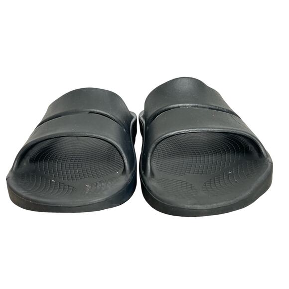 OOFOS OOahh Recovery Sandals Sport Slide On Black Men’s Size 12 - Picture 3 of 8